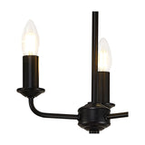 Banyan 3 Light E14 Floor Lamp 30cm - Matt Black