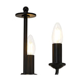 Banyan 3 Light E14 Floor Lamp 30cm - Matt Black