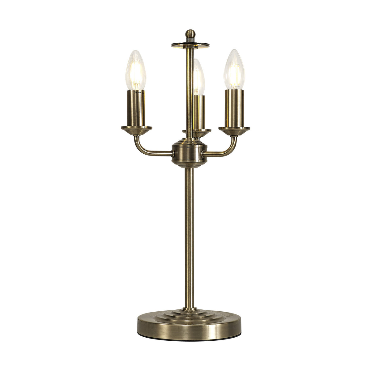 Banyan 3 Light E14 Table Lamp 24cm - Antique Brass
