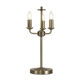 Banyan 3 Light E14 Table Lamp 24cm - Antique Brass