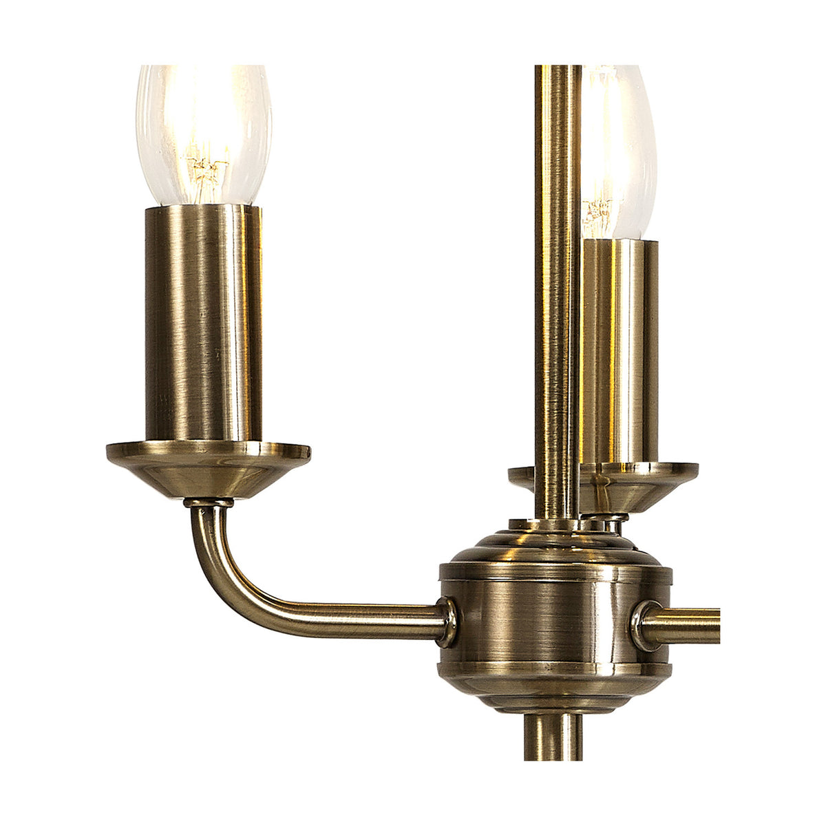 Banyan 3 Light E14 Table Lamp 24cm - Antique Brass