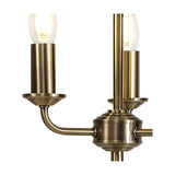 Banyan 3 Light E14 Table Lamp 24cm - Antique Brass