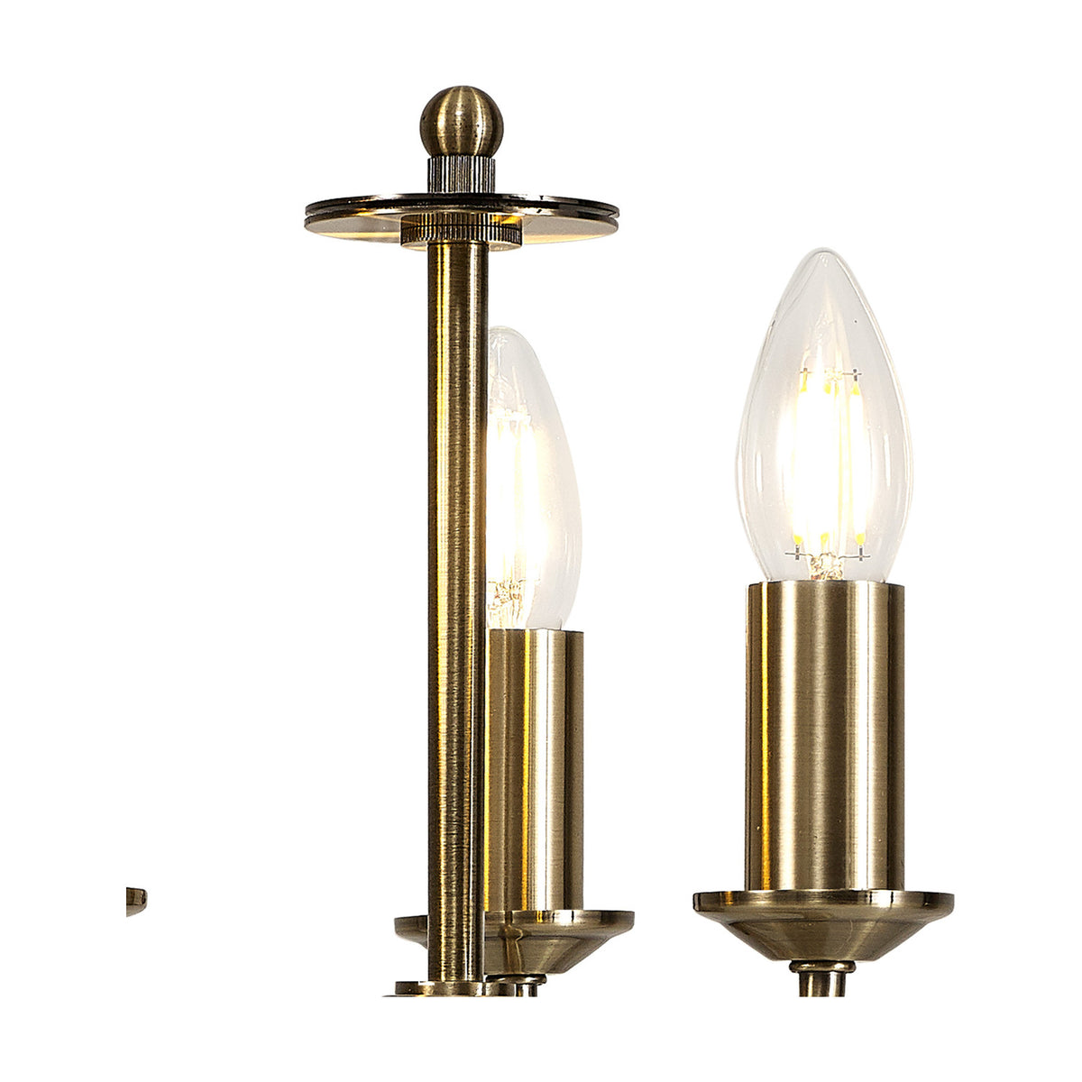 Banyan 3 Light E14 Table Lamp 24cm - Antique Brass