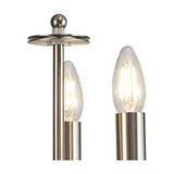Banyan 3 Light E14 Table Lamp 24cm - Satin Nickel