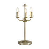 Banyan 3 Light E14 Table Lamp 24cm - Champagne Gold