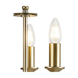 Banyan 3 Light E14 Table Lamp 24cm - Champagne Gold
