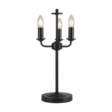 Banyan 3 Light E14 Table Lamp 24cm - Matt Black