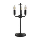 Banyan 3 Light E14 Table Lamp 24cm - Matt Black