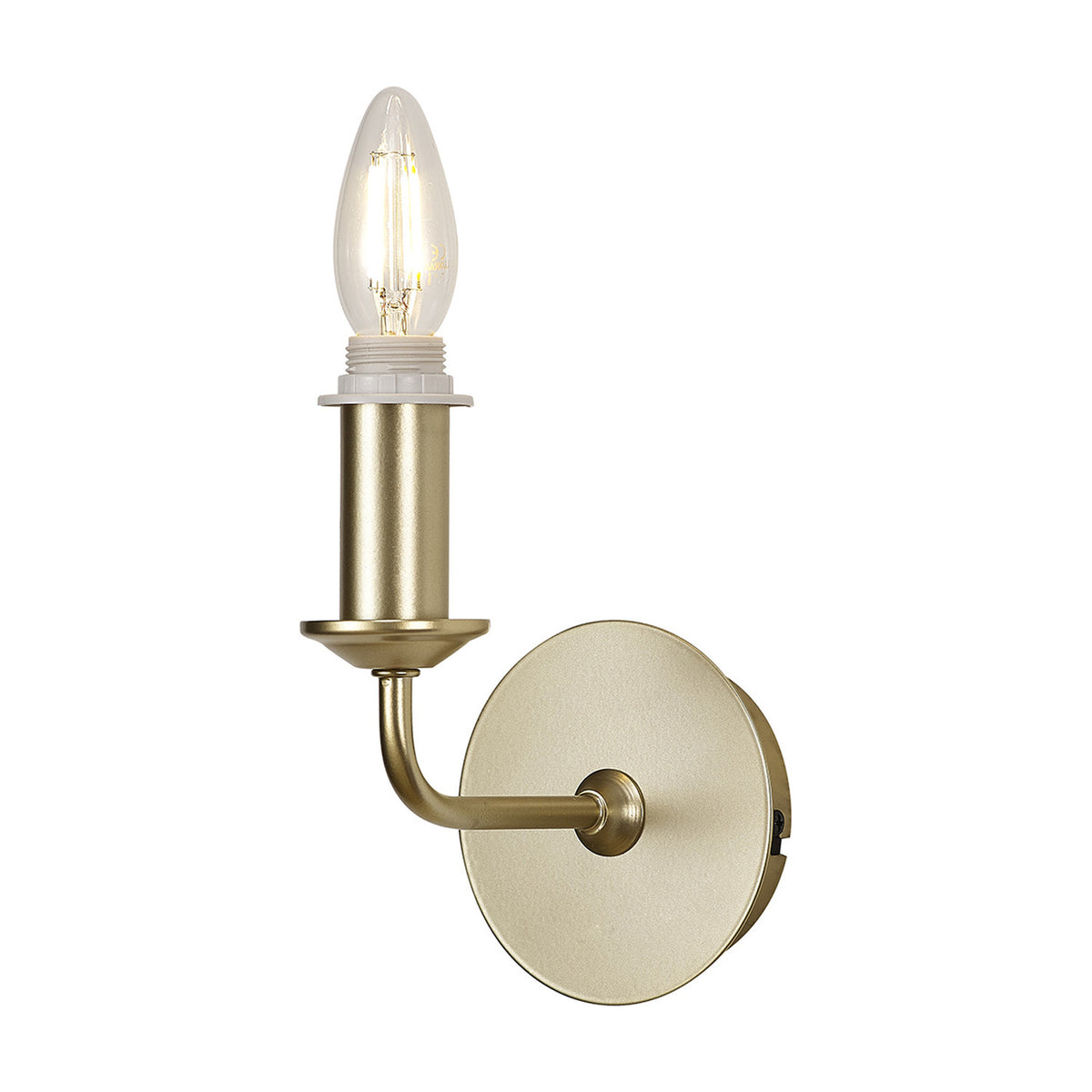 Banyan E14 Wall Light 18cm High - Champagne Gold