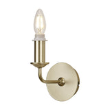 Banyan E14 Wall Light 18cm High - Champagne Gold