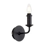 Banyan E14 Wall Light 18cm High - Matt Black