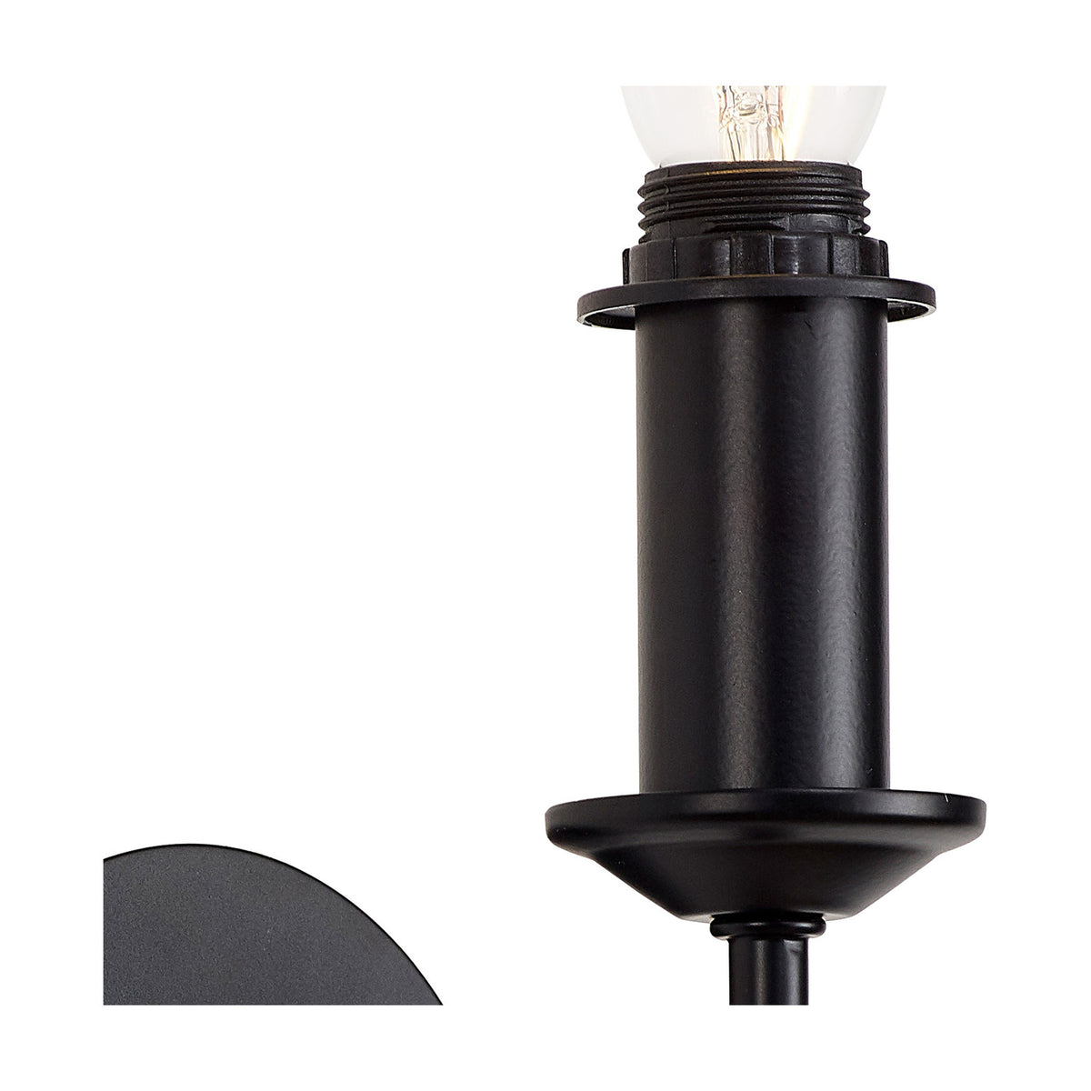 Banyan E14 Wall Light 18cm High - Matt Black