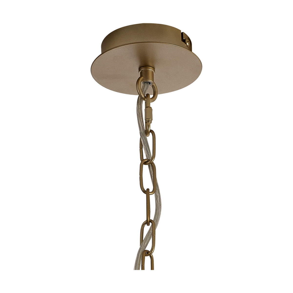 Banyan 3 Light E14 Pendant Light 35cm - Champagne Gold
