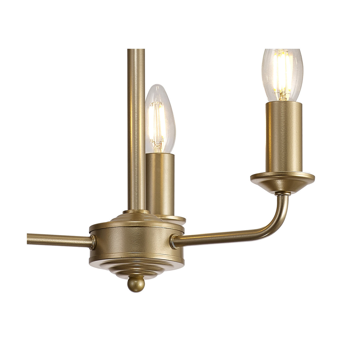 Banyan 3 Light E14 Pendant Light 35cm - Champagne Gold