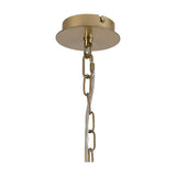 Banyan 5 Light E14 Pendant Light 45cm - Champagne Gold