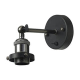 Dreifa E27 Wall Light - Black Chrome
