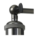 Dreifa E27 Wall Light - Black Chrome