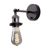 Dreifa E27 Wall Light - Black Chrome