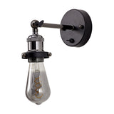 Dreifa E27 Wall Light - Black Chrome
