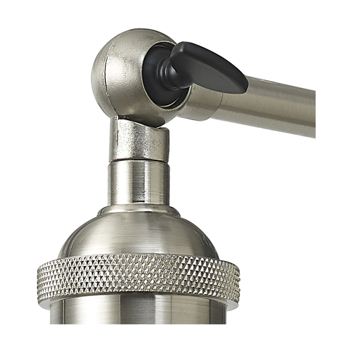 Dreifa E27 Wall Light - Satin Nickel