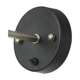 Dreifa E27 Wall Light - Satin Nickel