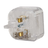 Additions 3A Plug Adaptor 49mm Long - Clear