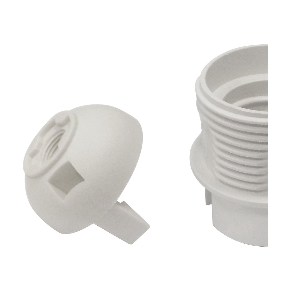 Additions E27 Lampholder 56mm - White