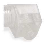 Close-up of the Additions Cable Grip 20mm, a small clear hexagonal-head moulding with an 8mm threaded bolt, shown against a plain white background.