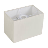 Serena Rectangle Lamp Shade 20cm Long - Ivory Pearl
