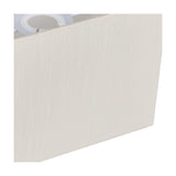 Serena Rectangle Lamp Shade 20cm Long - Ivory Pearl