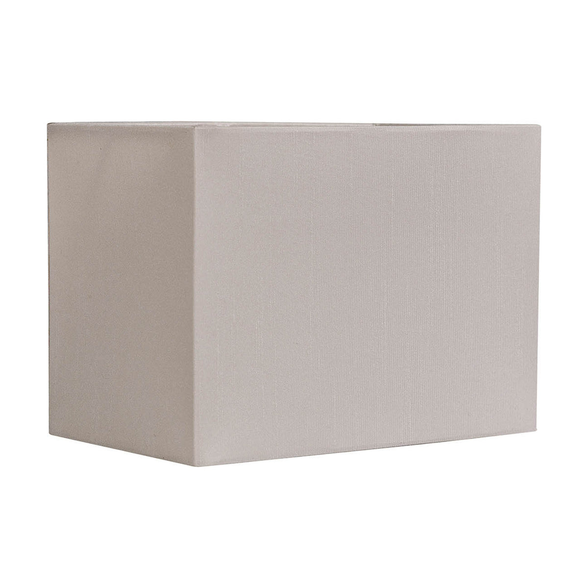 Serena Rectangle Lamp Shade 20cm Long - Nude Beige
