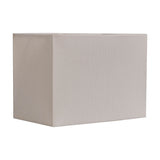 Serena Rectangle Lamp Shade 20cm Long - Nude Beige