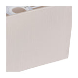 Serena Rectangle Lamp Shade 20cm Long - Nude Beige