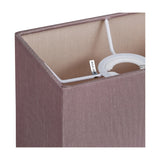 Serena Rectangle Lamp Shade 20cm Long - Taupe