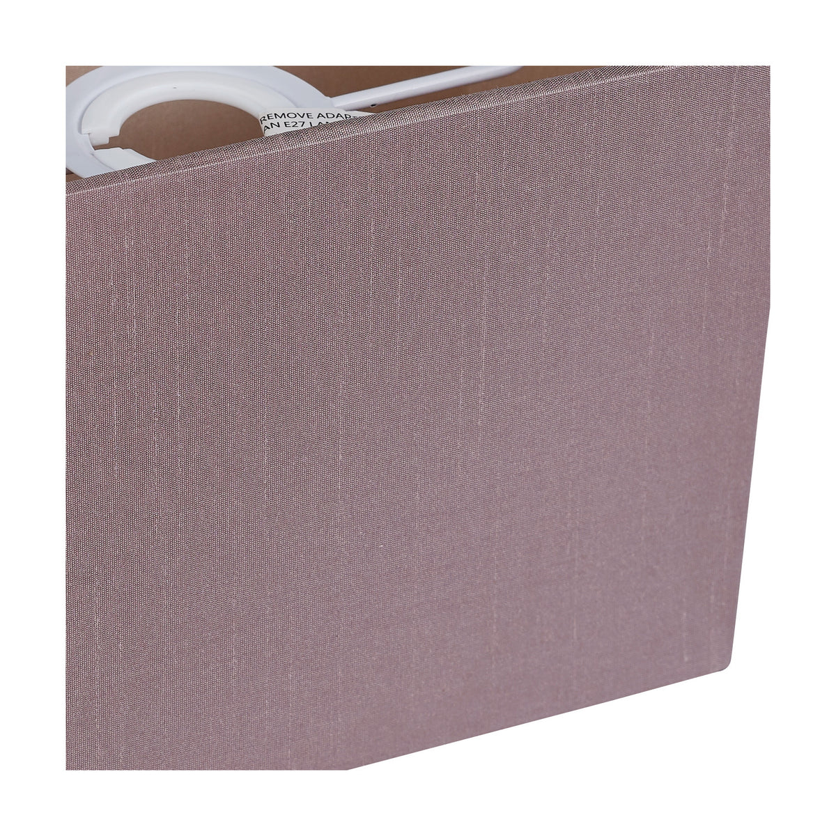 Serena Rectangle Lamp Shade 20cm Long - Taupe