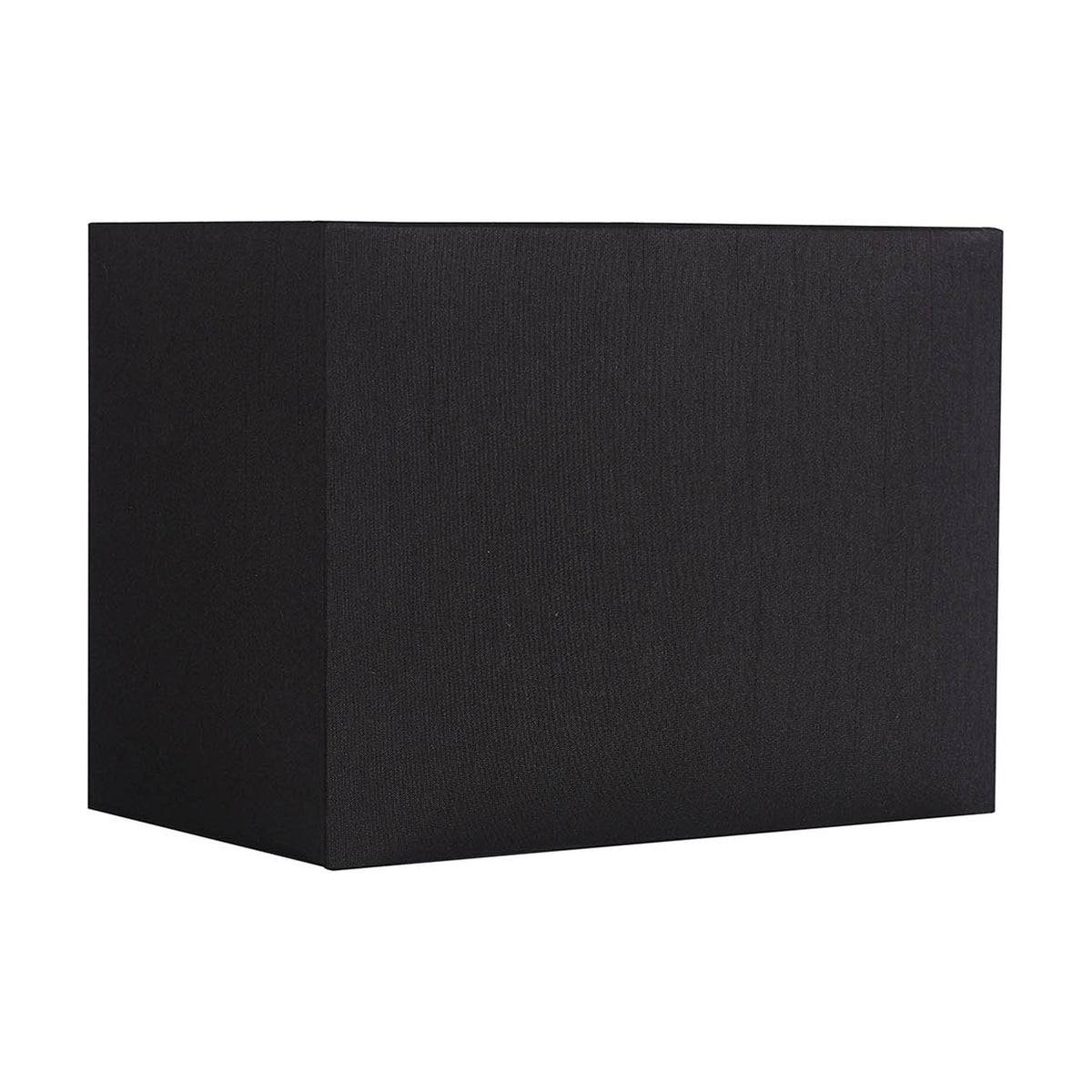 Serena Rectangle Lamp Shade 20cm Long - Black