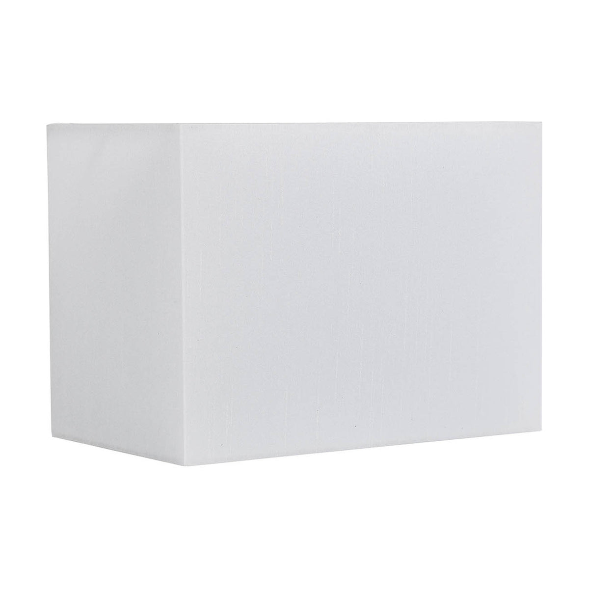 Serena Rectangle Lamp Shade 20cm Long - White