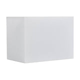 Serena Rectangle Lamp Shade 20cm Long - White