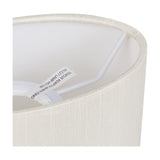 Serena Oval Lamp Shade 18cm Long - Ivory Pearl