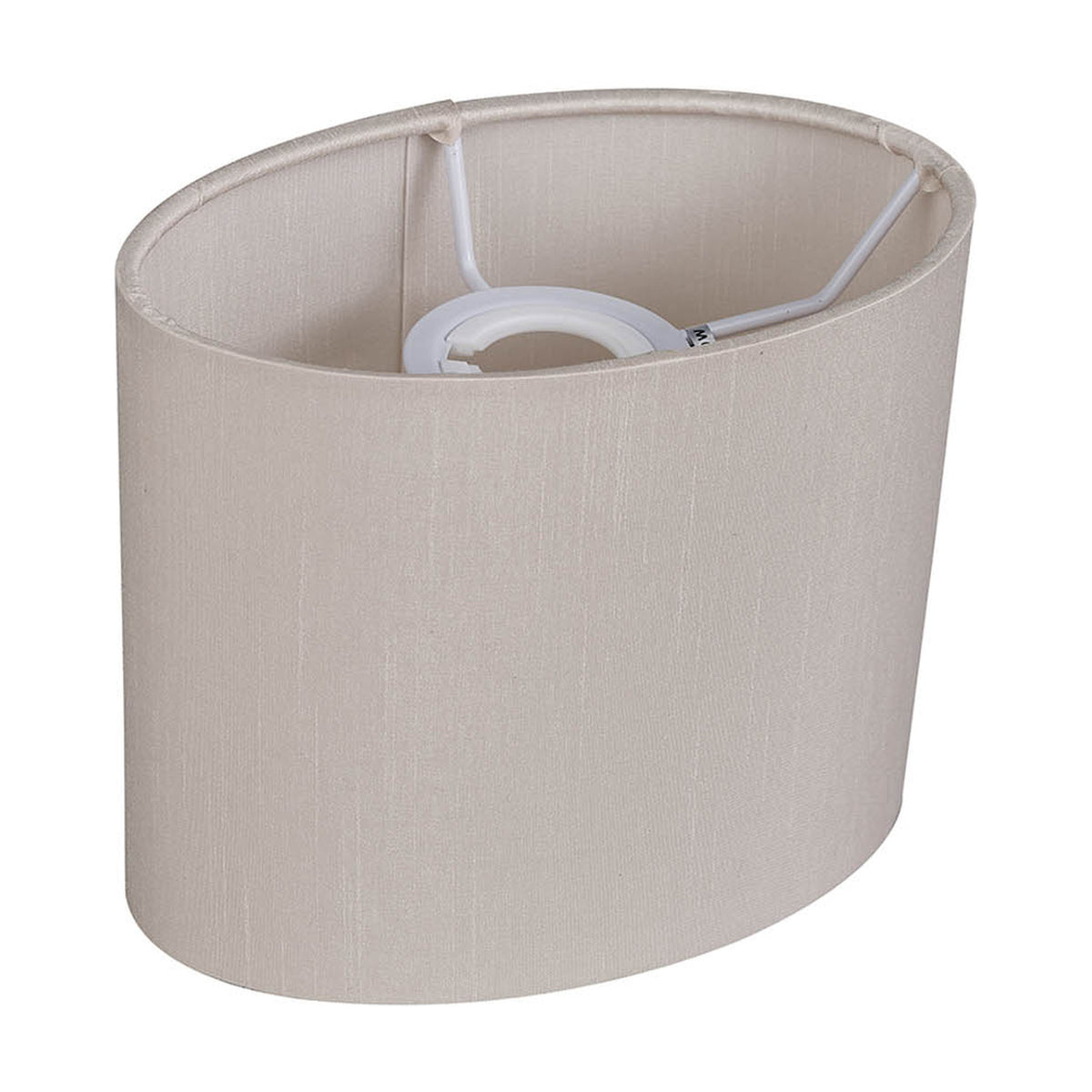 Serena Oval Lamp Shade 18cm Long - Nude Beige
