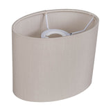 Serena Oval Lamp Shade 18cm Long - Nude Beige