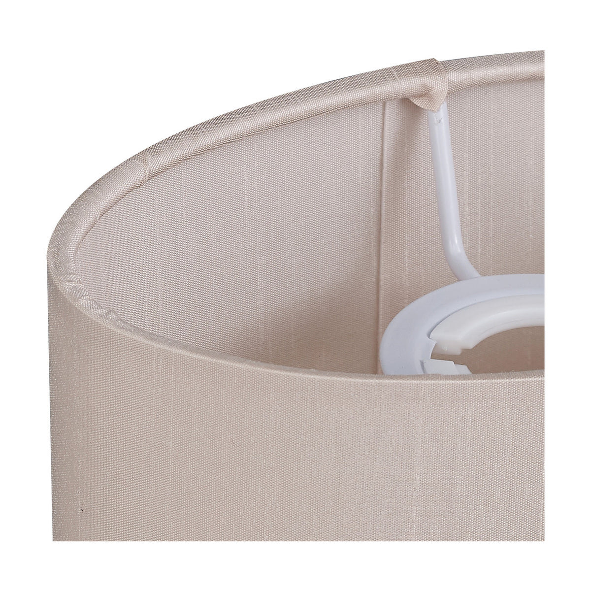 Serena Oval Lamp Shade 18cm Long - Nude Beige
