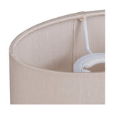 Serena Oval Lamp Shade 18cm Long - Nude Beige