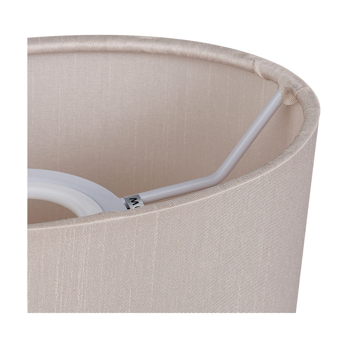 Serena Oval Lamp Shade 18cm Long - Nude Beige