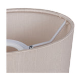 Serena Oval Lamp Shade 18cm Long - Nude Beige