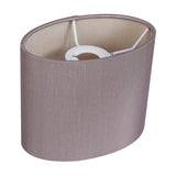 Serena Oval Lamp Shade 18cm Long Terylene with Cotton - Taupe