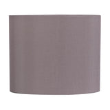Serena Oval Lamp Shade 18cm Long Terylene with Cotton - Taupe