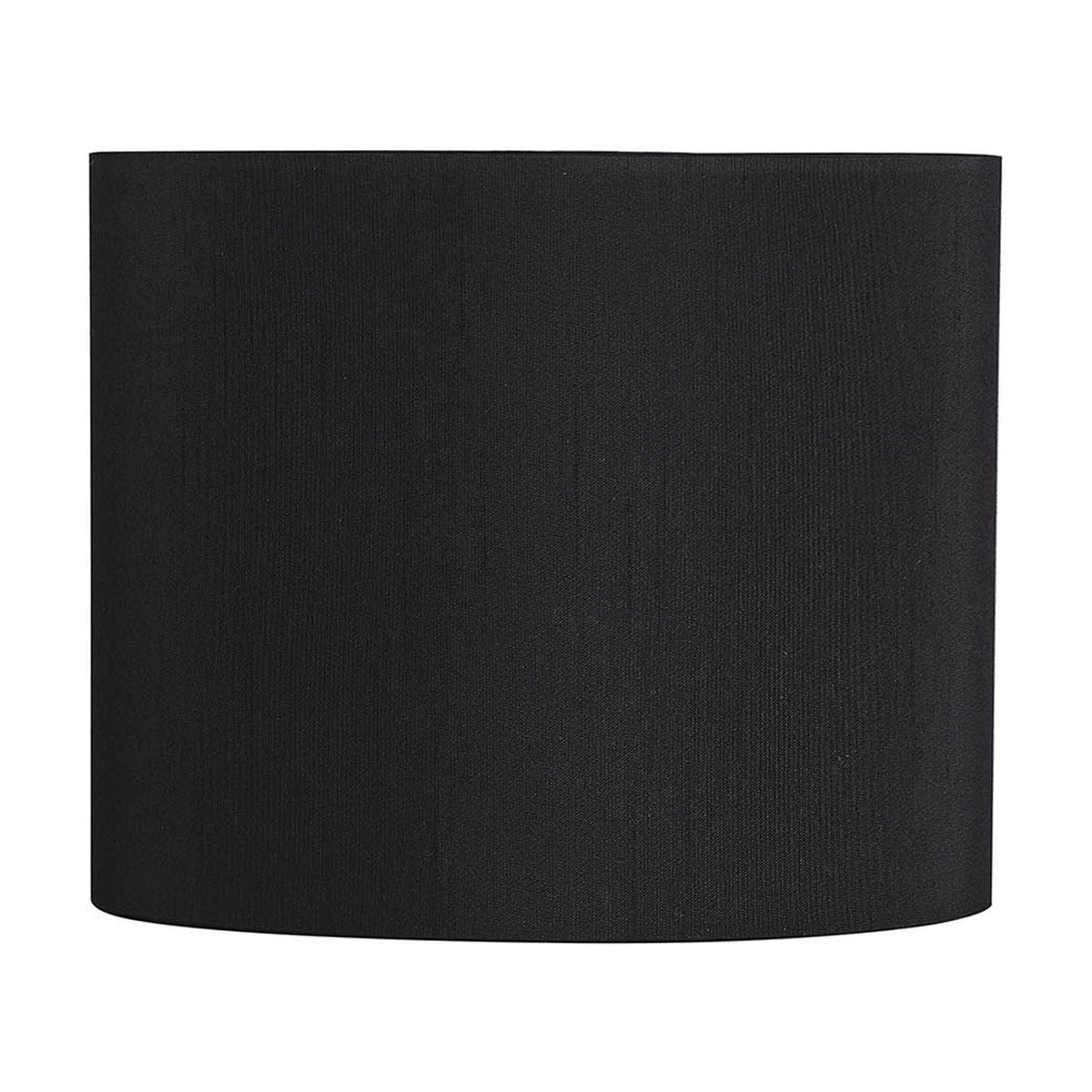 Serena Oval Lamp Shade 18cm Long Terylene with Cotton - Black