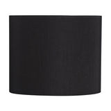 Serena Oval Lamp Shade 18cm Long Terylene with Cotton - Black