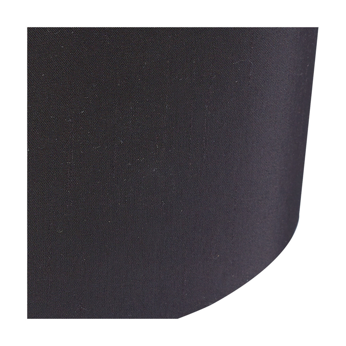 Serena Oval Lamp Shade 18cm Long Terylene with Cotton - Black